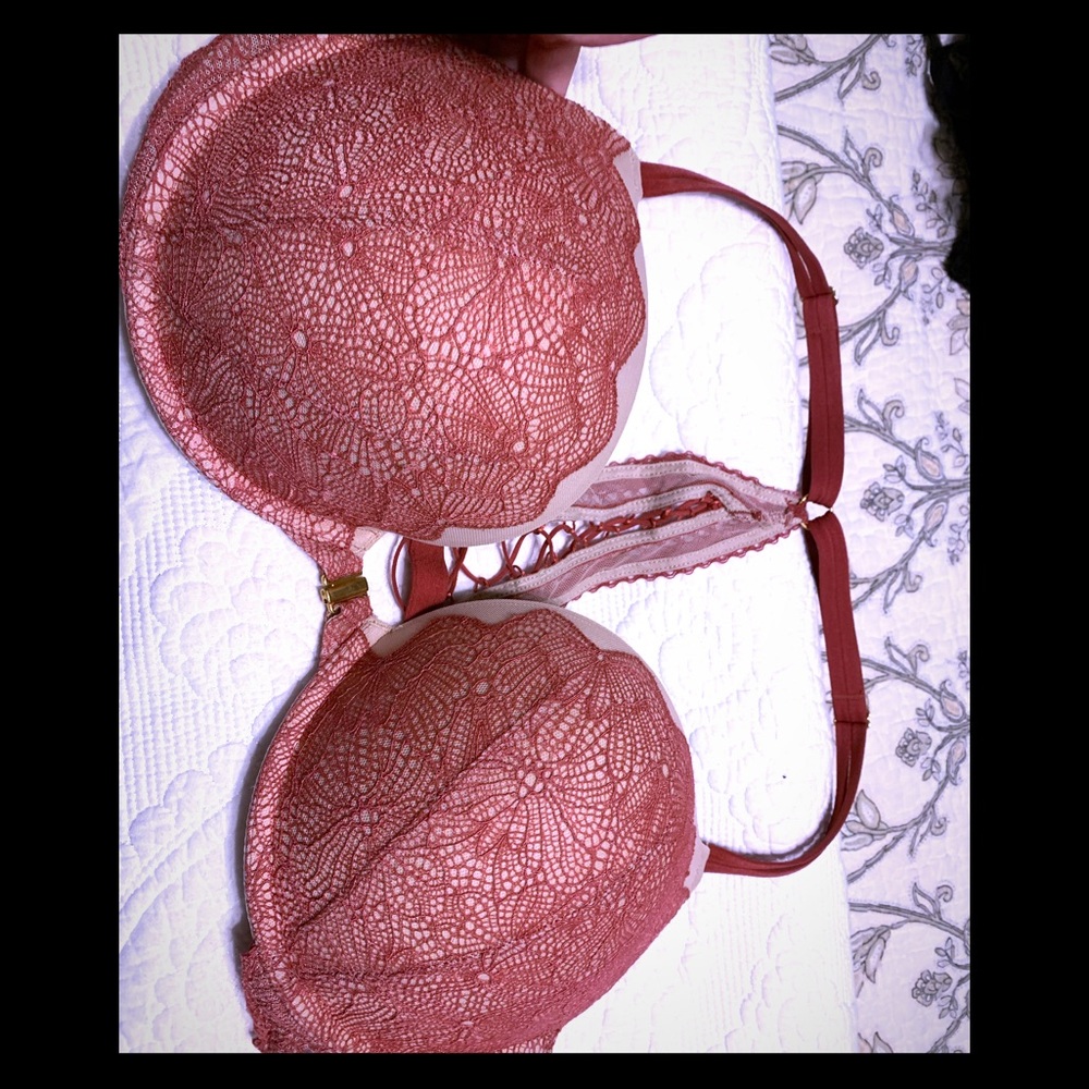 Orange like -Pink Bra Set